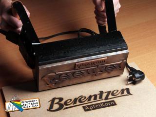 Voorbeeld brandstempel 250x100 voor bv dranken